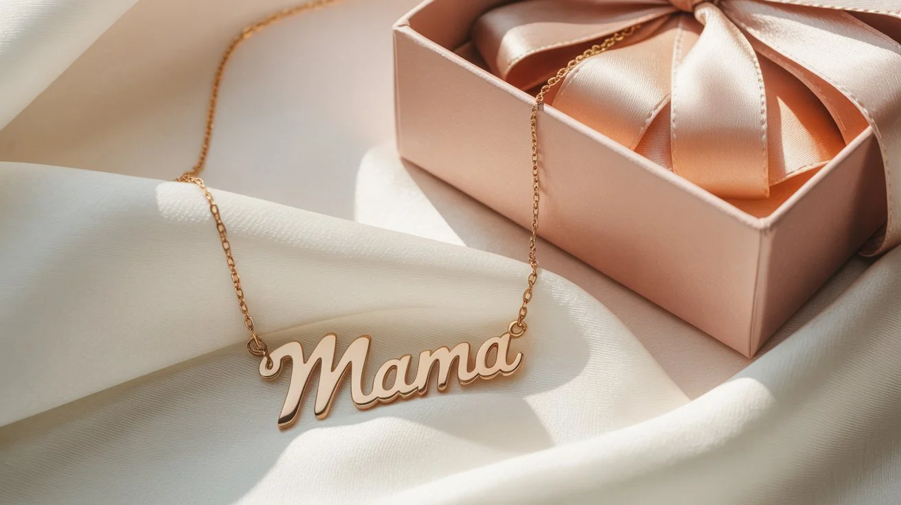Mint and Lily Mama Necklace – A Perfect Gift for Moms